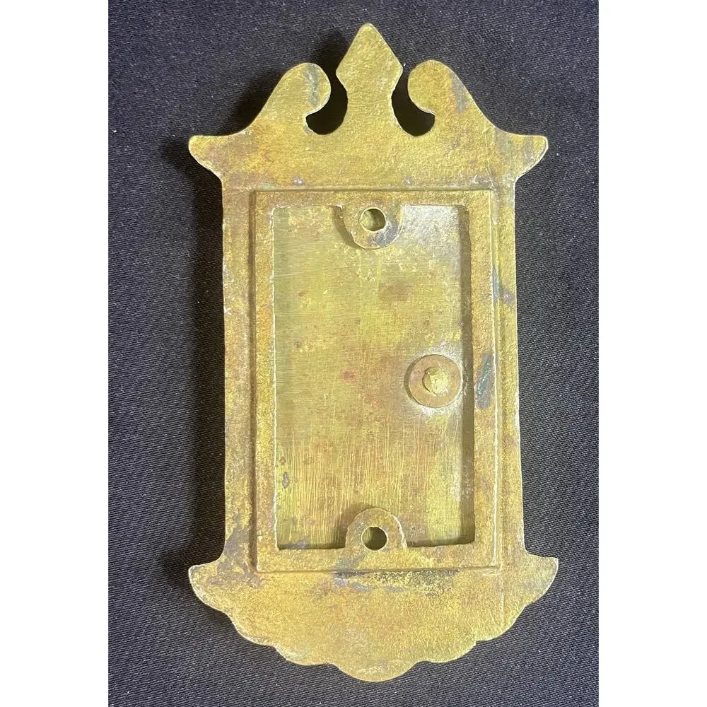 Antique Brass Speakeasy Peephole Door Viewer Hinged Window 9